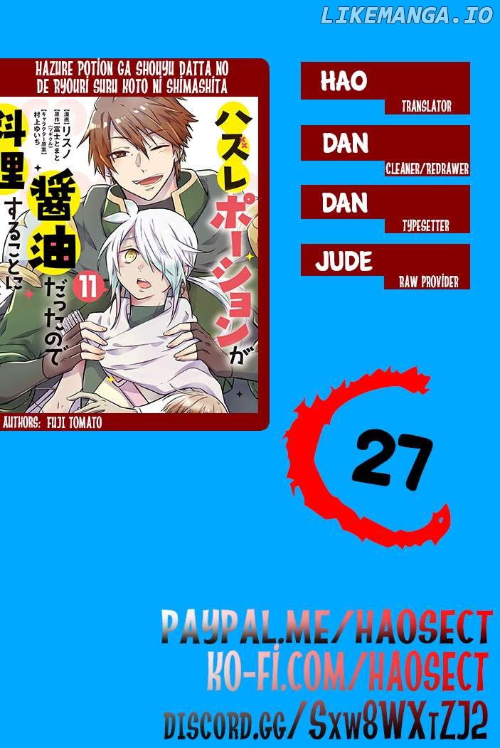 Hazure Potion Ga Shouyu Datta No De Ryouri Suru Koto Ni Shimashita Chapter 27 - page 31
