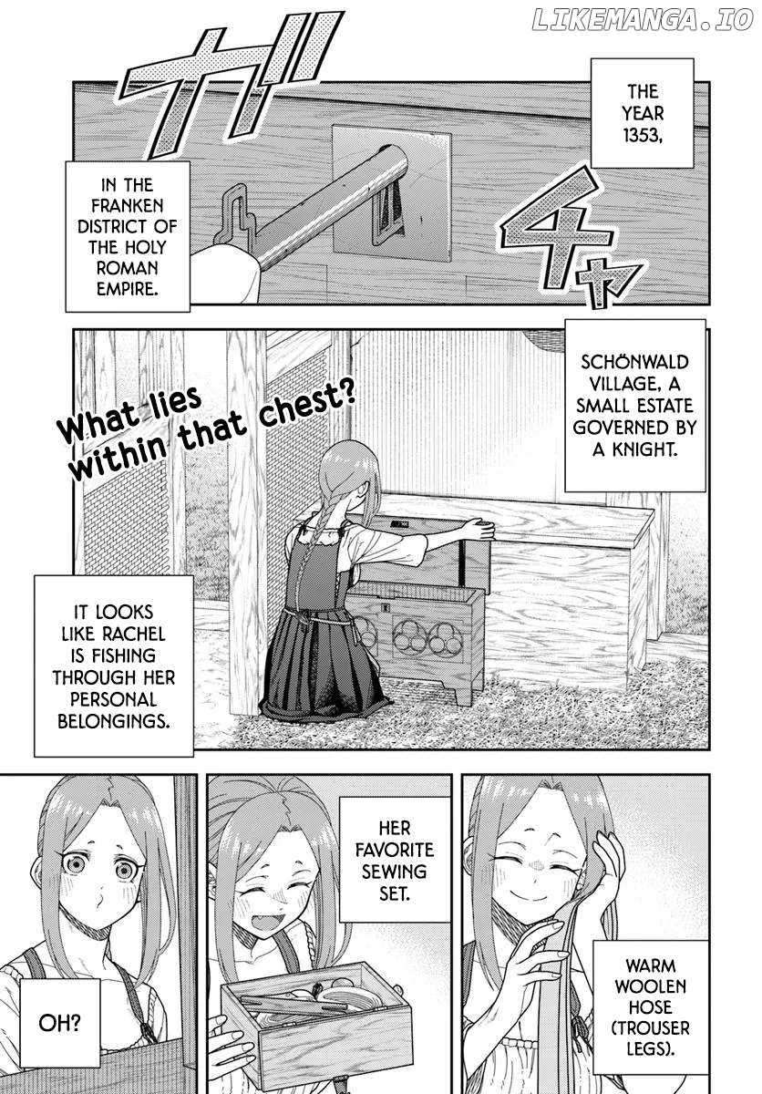 Pest ga Aketara Asobimashou! ~Chuusei Europa Sekai to Gendai Bunmei Slow Life~ Chapter 7 - page 1