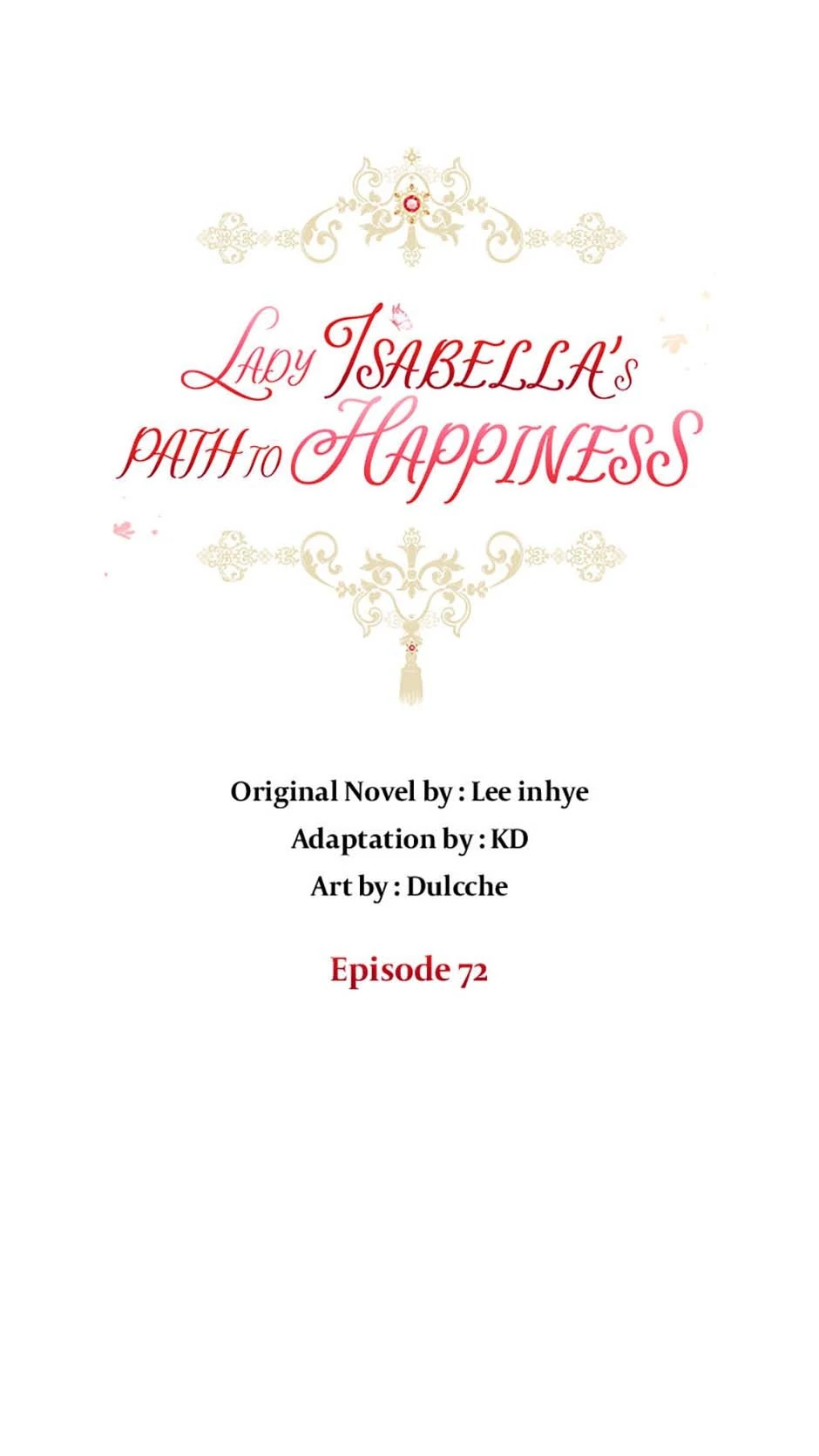 Lady Isabella's Path To Happiness Chapter 72 - page 34