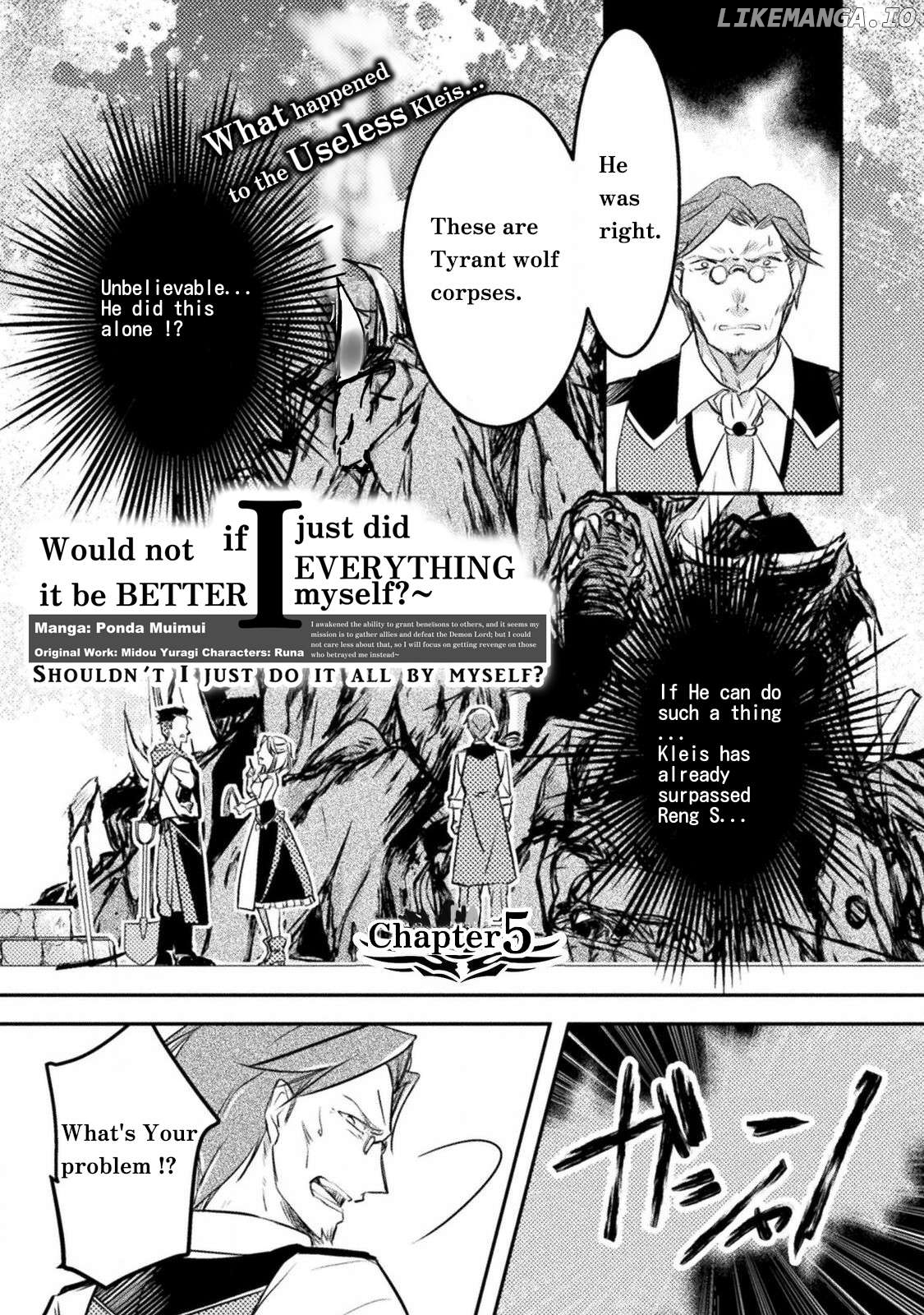 Mou Zenbu Ore Hitori de Iinja Nai Ka? Chapter 5 - page 1