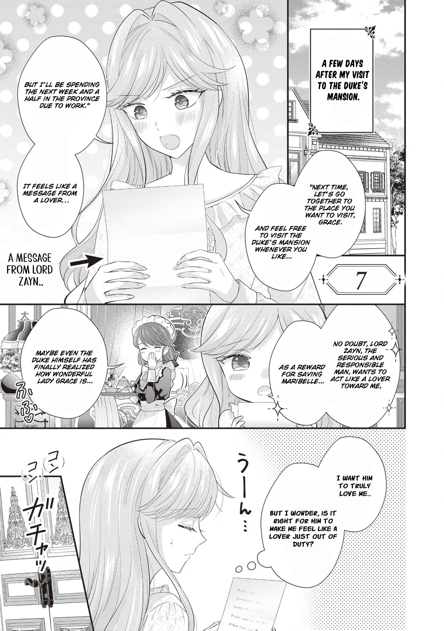 We were supposed to separate... but the cold duke refuses to let me go! Chapter 7 - page 8