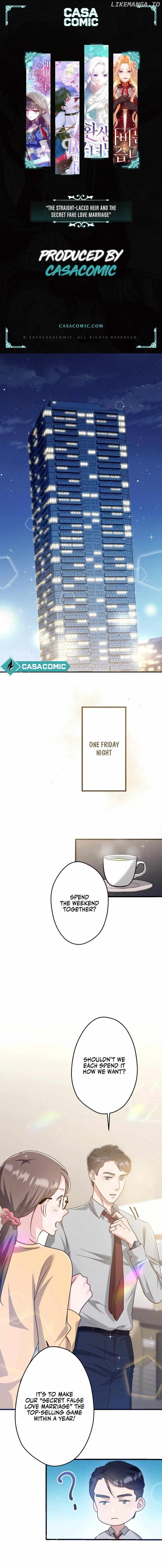 The Straight Laced Heir and the Secret Fake Love Marriage Chapter 8 - page 1