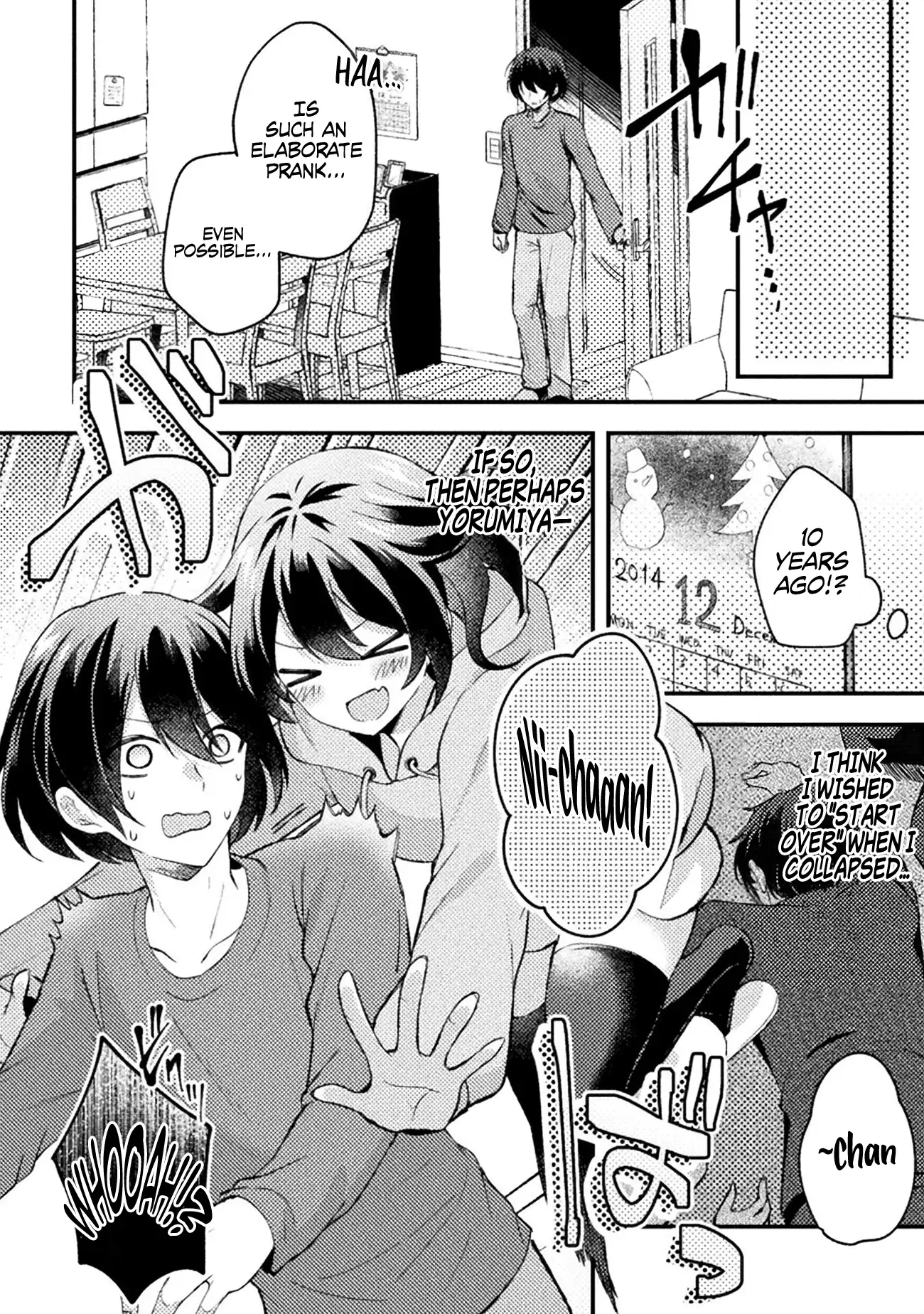 I time-leaped 10 years ago and saved my childhood friend, a young lady, and she became my fiancée Chapter 1 - page 18