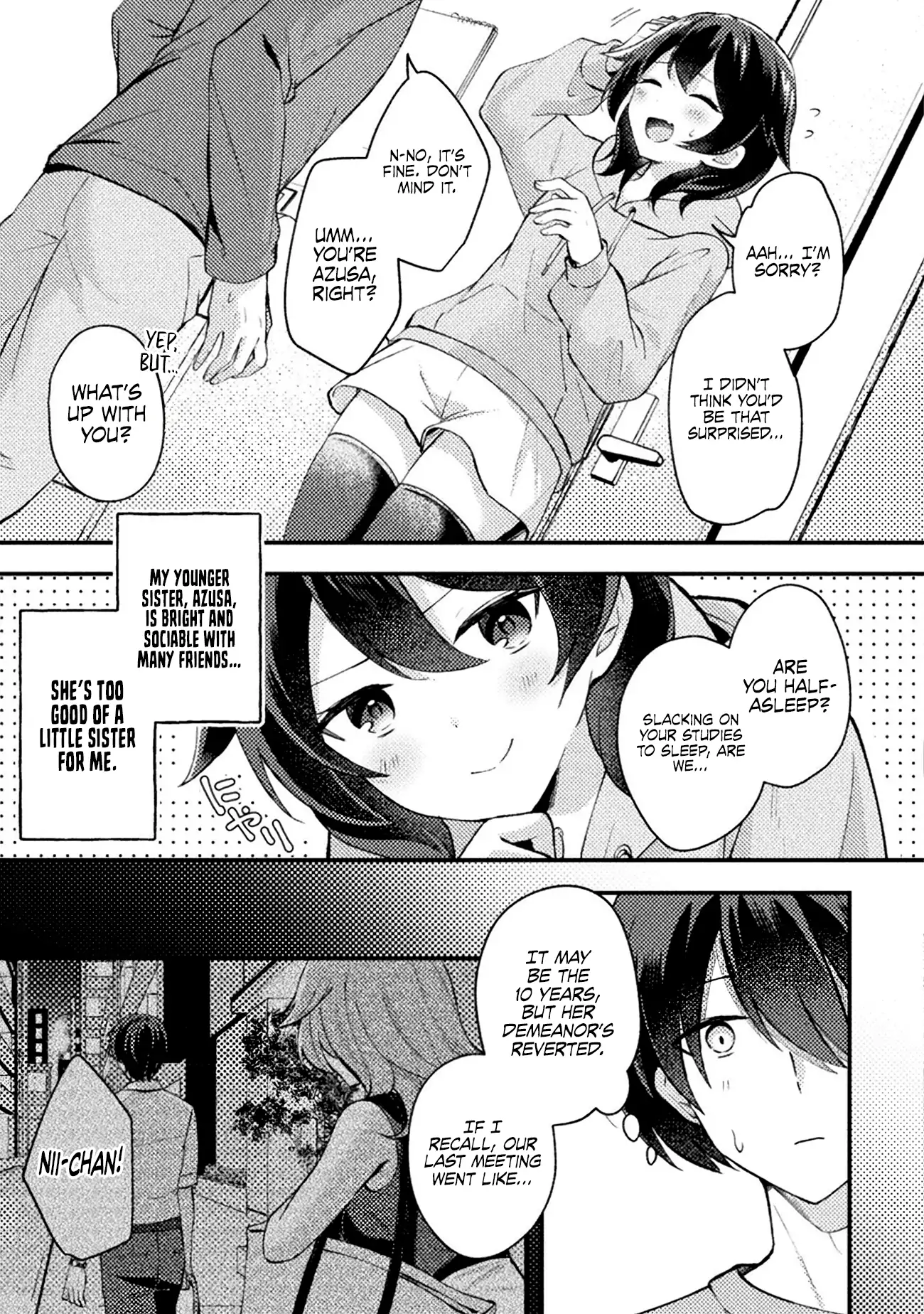 I time-leaped 10 years ago and saved my childhood friend, a young lady, and she became my fiancée Chapter 1 - page 19