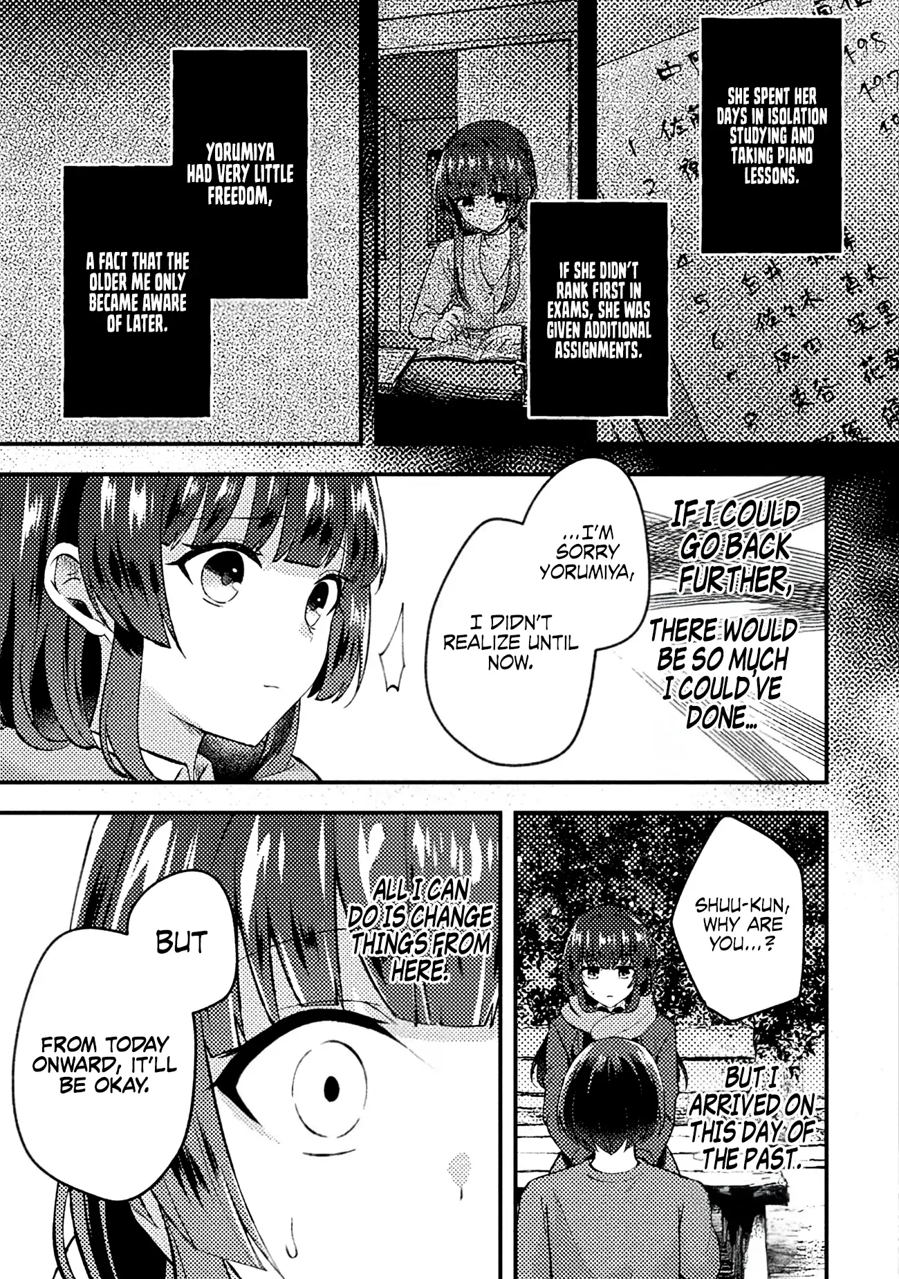 I time-leaped 10 years ago and saved my childhood friend, a young lady, and she became my fiancée Chapter 2 - page 22