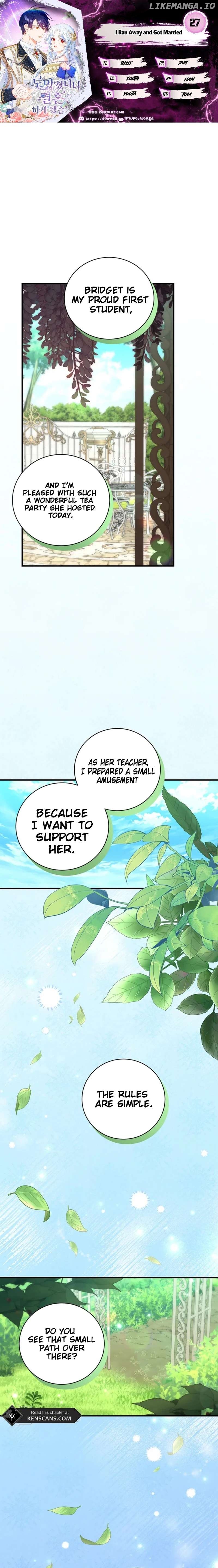 I Ran Away and Got Married Chapter 27 - page 1